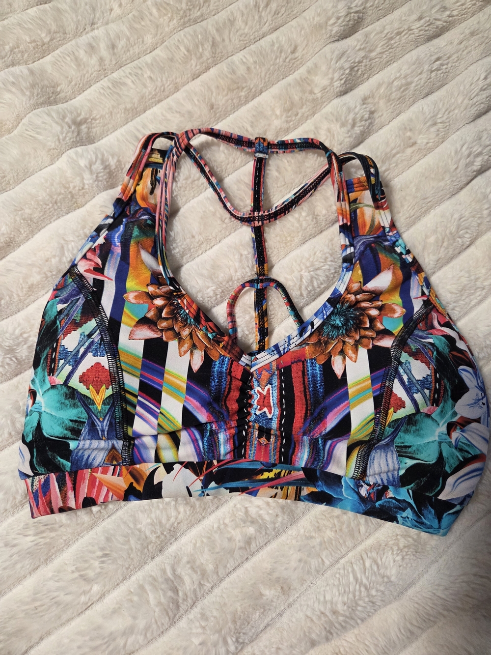 CLS Floral Multicolor Sports Bra